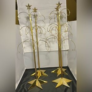 Ornament Tree Gold Color Dept. 56 24inches Tall (set Of 4)